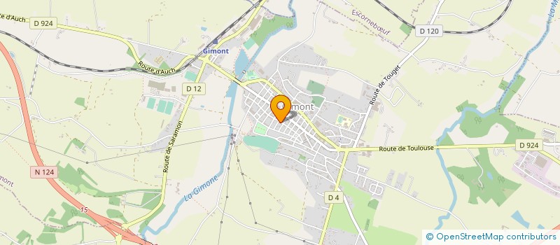 localisation de l'entreprise SCI TOUT-IMMO  GIMONT