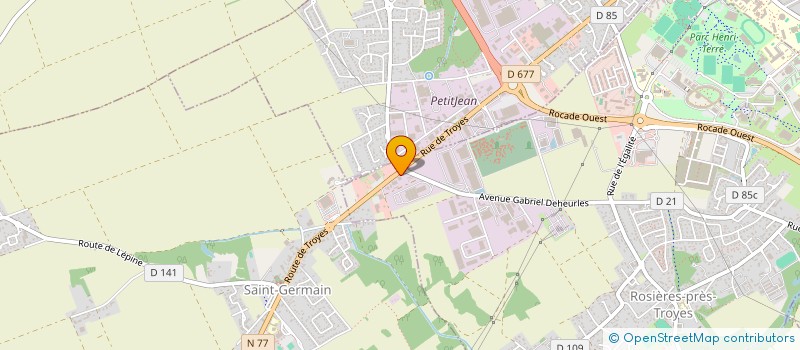 localisation de l'entreprise SCI TOUT SCHUSS  ROSIERES-PRES-TROYES