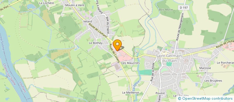 localisation de l'entreprise SCI TOUT UN FROMAGE  OUROUX-SUR-SAONE