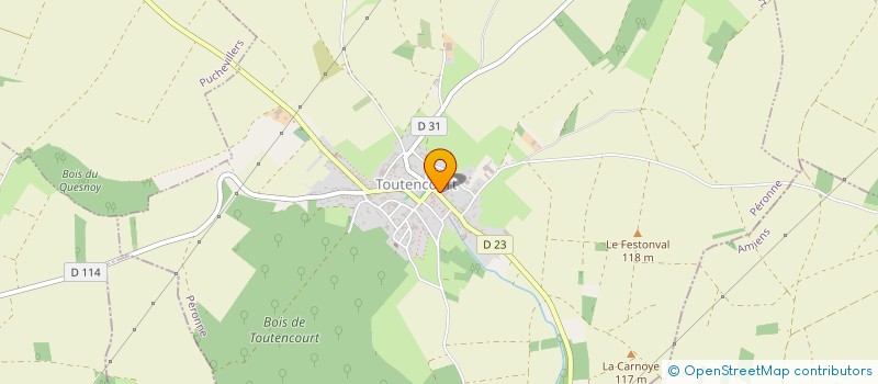 localisation de l'entreprise SCI TOUTACT à CORBIE
