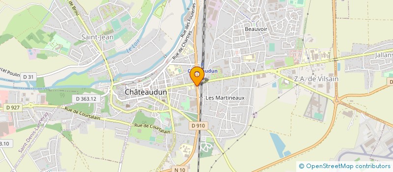 localisation de l'entreprise SCI TOUTAIN à CHATEAUDUN