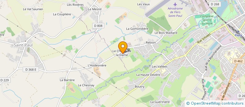 localisation de l'entreprise SCI TOUTAIN FRERES à LA LANDE PATRY