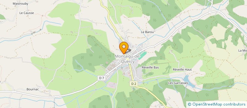 localisation de l'entreprise SCI TOUTANIMO  MONTAIGU-DE-QUERCY