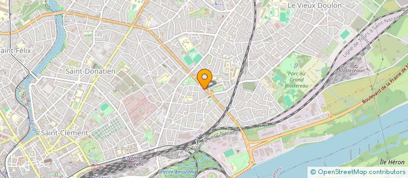 localisation de l'entreprise SCI TOUTES AIDES à NANTES
