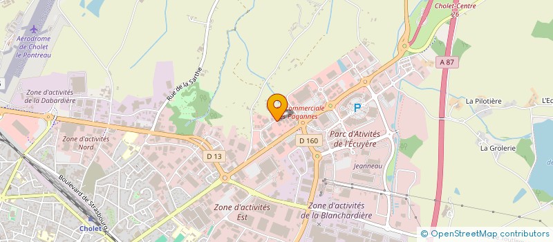 localisation de l'entreprise SCI TOUTLEMONDE  CHOLET