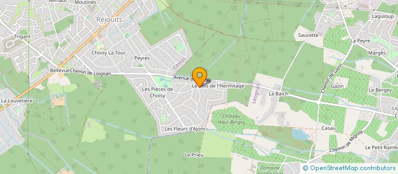 localisation de l'entreprise SCI TOUTOUY  CESTAS