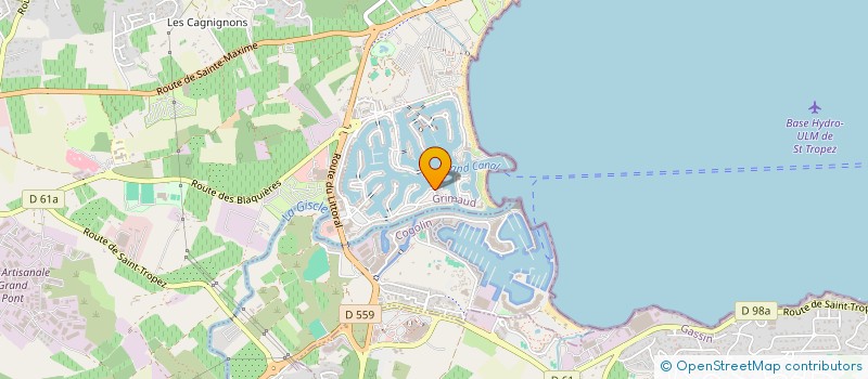 localisation de l'entreprise SCI TOUTREVE à GRIMAUD