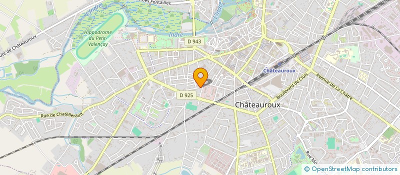 localisation de l'entreprise SCI TOUVENT-ROLLINAT  CHATEAUROUX