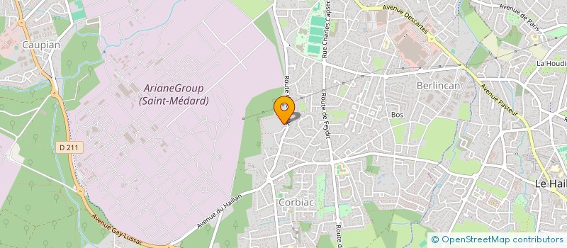 localisation de l'entreprise SCI TOUYA  SAINT-MEDARD-EN-JALLES