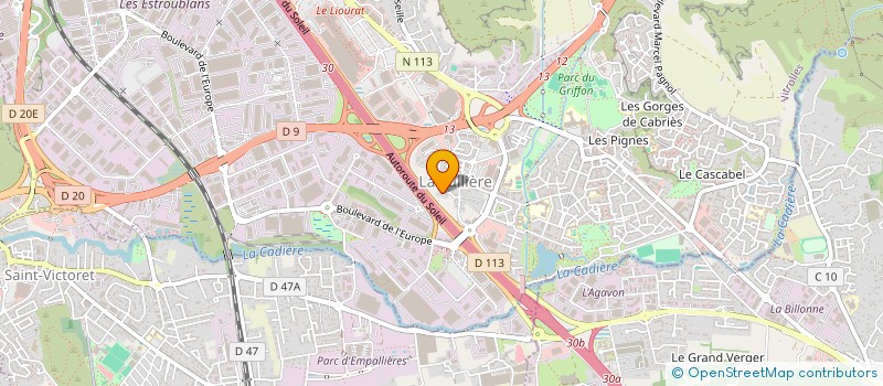 localisation de l'entreprise SCI TOUZALINE à VITROLLES