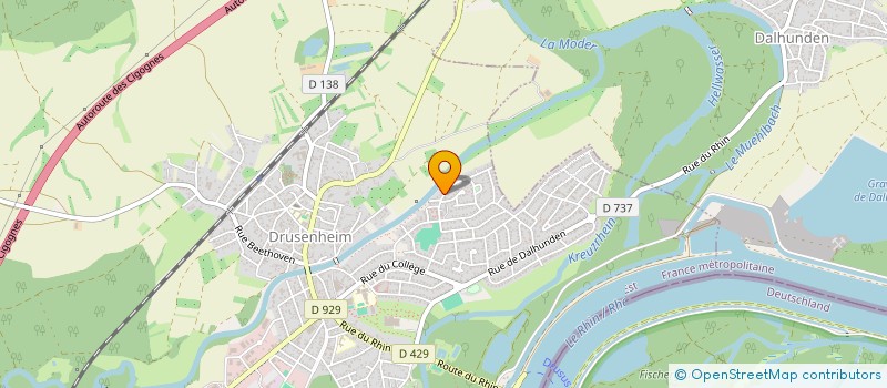 localisation de l'entreprise SCI TOUZANIMO  ROHRWILLER