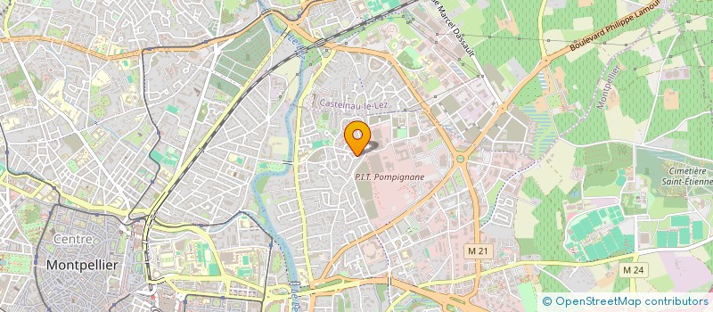 localisation de l'entreprise SCI TOUZELINE à MONTPELLIER