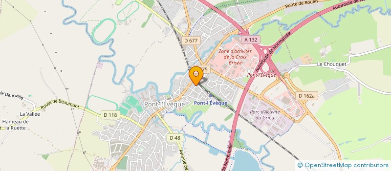 localisation de l'entreprise SCI TOUZI  TOUQUES