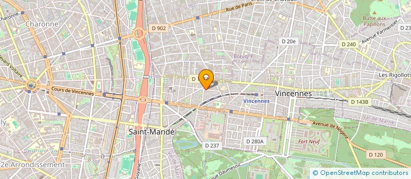 localisation de l'entreprise SCI TOVAH à VINCENNES