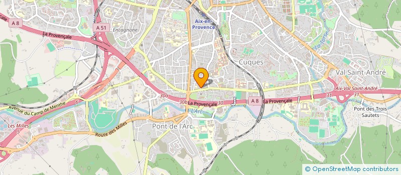 localisation de l'entreprise SCI TOVAR à AIX-EN-PROVENCE