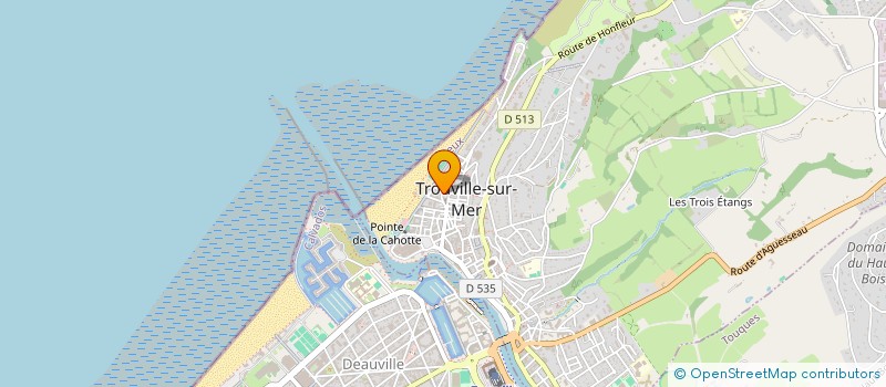 localisation de l'entreprise SCI TOWNHOUSE TROUVILLE à TROUVILLE-SUR-MER