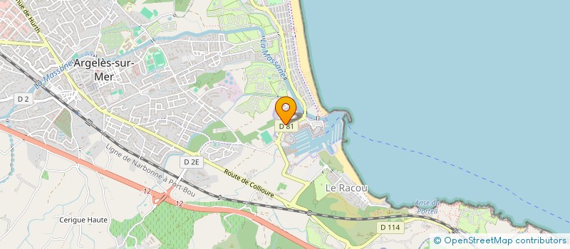 localisation de l'entreprise SCI TOZACO  ARGELES-SUR-MER