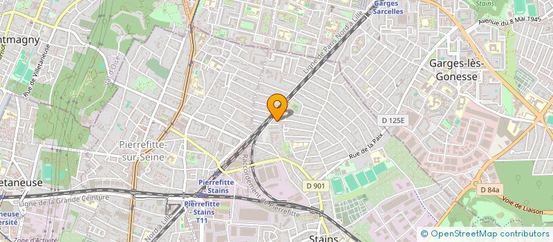 localisation de l'entreprise SCI TOZIBO à STAINS