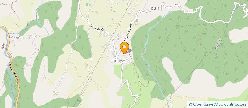 localisation de l'entreprise SCI TOZZI  JARJAYES