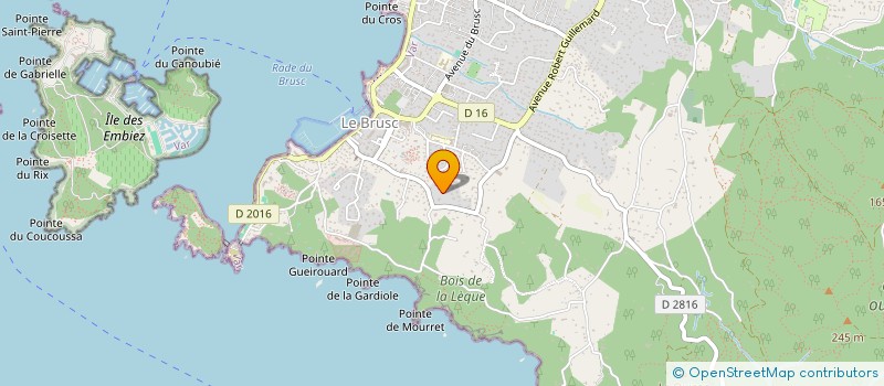 localisation de l'entreprise SCI TOZZU à SIX-FOURS-LES-PLAGES