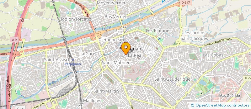 localisation de l'entreprise SCI TP  PERPIGNAN