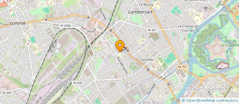 localisation de l'entreprise SCI TP à LILLE