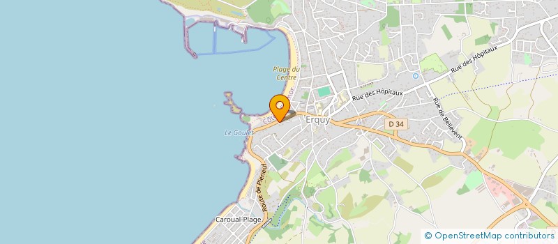 localisation de l'entreprise SCI TP DE LA CORNICHE  ERQUY