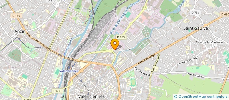 localisation de l'entreprise SCI TPA  VALENCIENNES