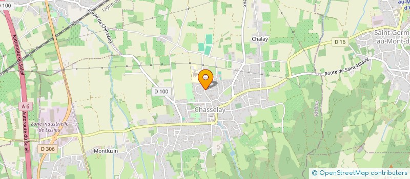 localisation de l'entreprise SCI TPAG.S  CHASSELAY