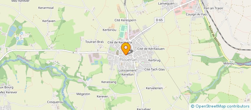 localisation de l'entreprise SCI TPAP à PLOUENAN