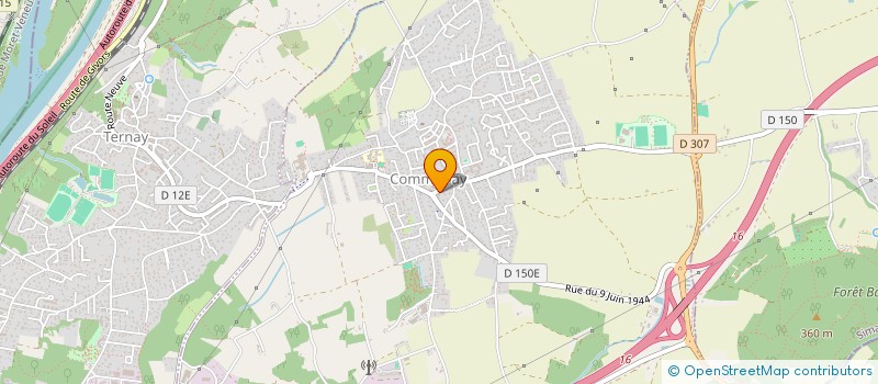 localisation de l'entreprise SCI TPAS  COMMUNAY