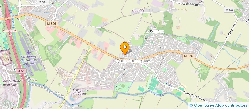 localisation de l'entreprise SCI TPCG  QUINT-FONSEGRIVES