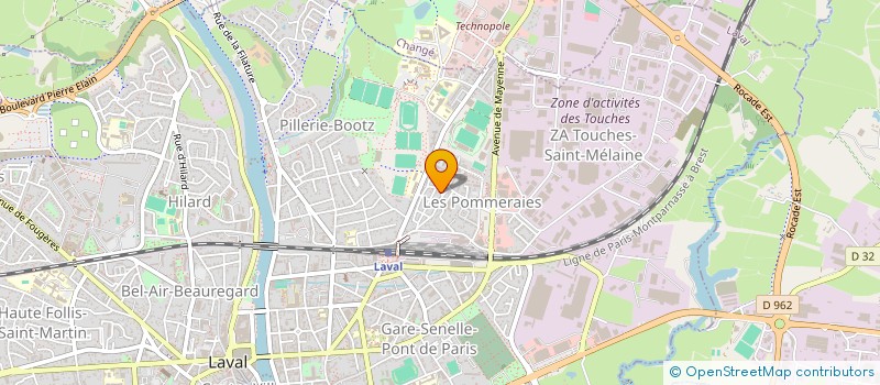 localisation de l'entreprise SCI TPLA 2019 à LAVAL