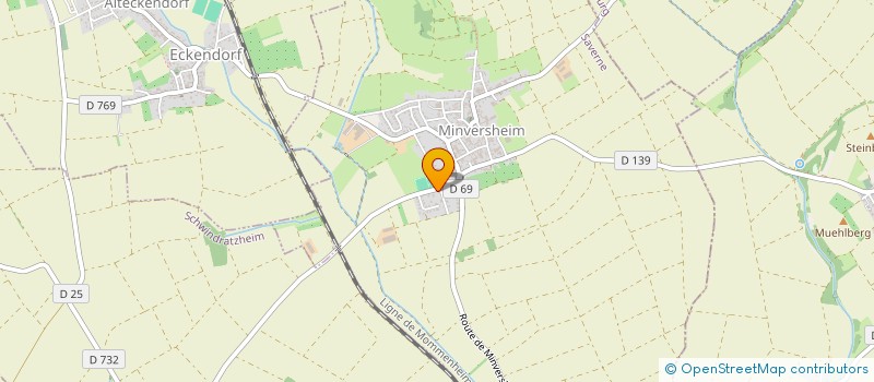 localisation de l'entreprise SCI TPM  MINVERSHEIM