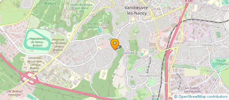 localisation de l'entreprise SCI TPMG  VANDUVRE-LES-NANCY