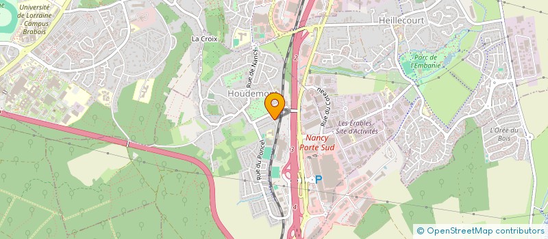 localisation de l'entreprise SCI TPN2  HOUDEMONT