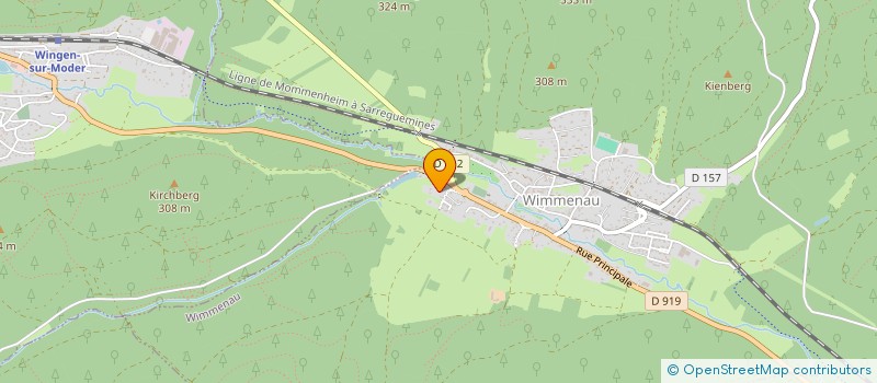 localisation de l'entreprise SCI TPT  WIMMENAU