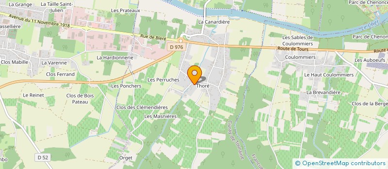 localisation de l'entreprise SCI TPTC  CIVRAY-DE-TOURAINE