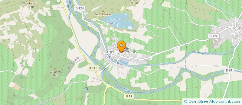 localisation de l'entreprise SCI TR  ARGENS-MINERVOIS