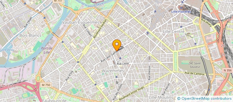 localisation de l'entreprise SCI TR  LILLE