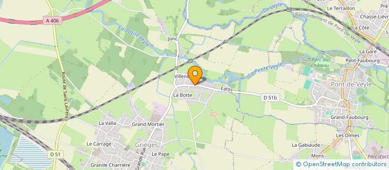 localisation de l'entreprise SCI TR  GRIEGES