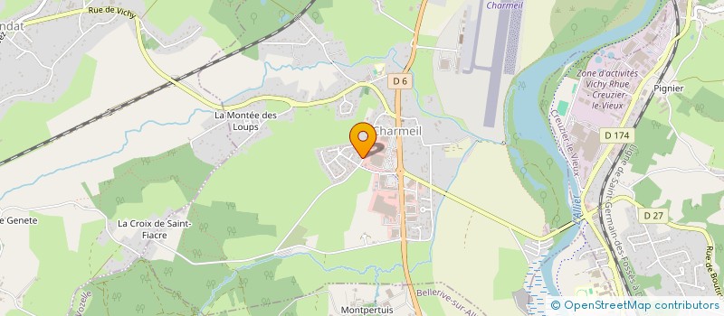 localisation de l'entreprise SCI TR-IMMO  CHARMEIL