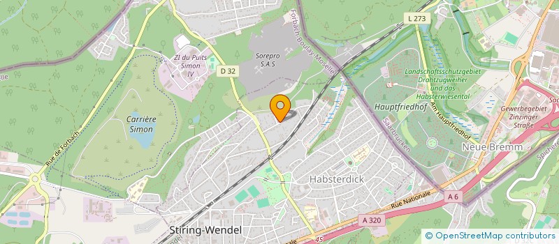 localisation de l'entreprise SCI TR J  STIRING-WENDEL