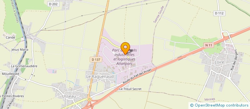 localisation de l'entreprise SCI TR LOC  SAINTE-SOULLE