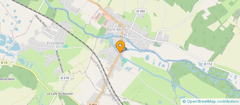 localisation de l'entreprise SCI TRABOUILLET  PONT-REMY