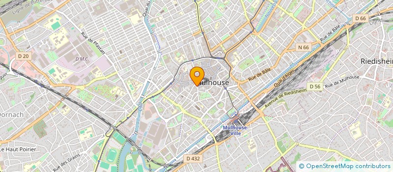 localisation de l'entreprise SCI TRABUCCO  MULHOUSE