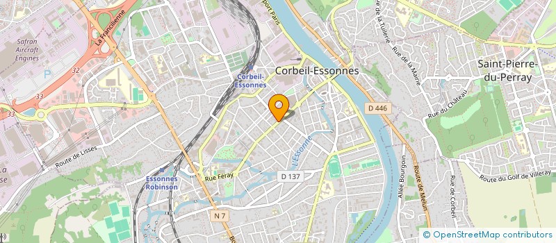 localisation de l'entreprise SCI TRACHSEL-NICOLAS à CORBEIL-ESSONNES