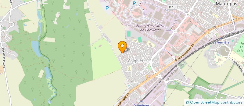 localisation de l'entreprise SCI TRACI à COIGNIERES