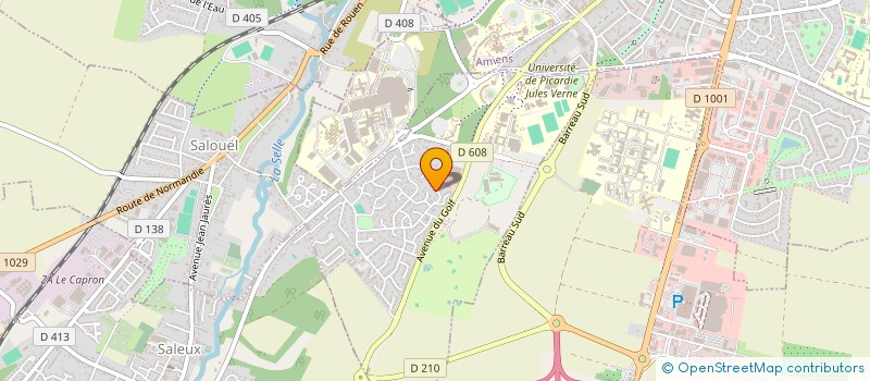 localisation de l'entreprise SCI TRADAC 2013  SALOUEL