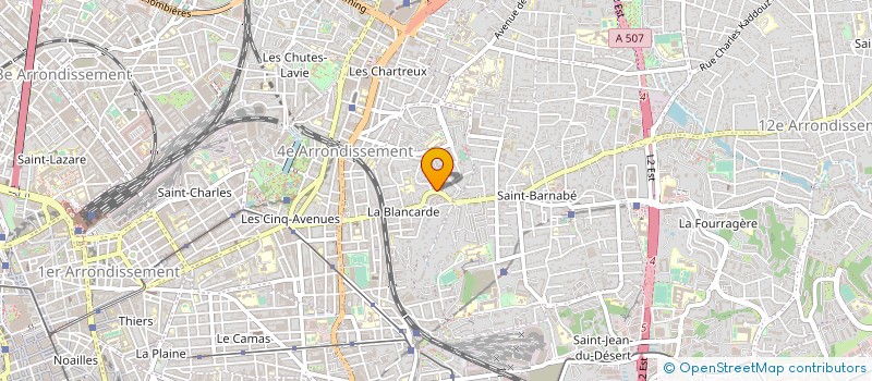 localisation de l'entreprise SCI TRADAM à MARSEILLE